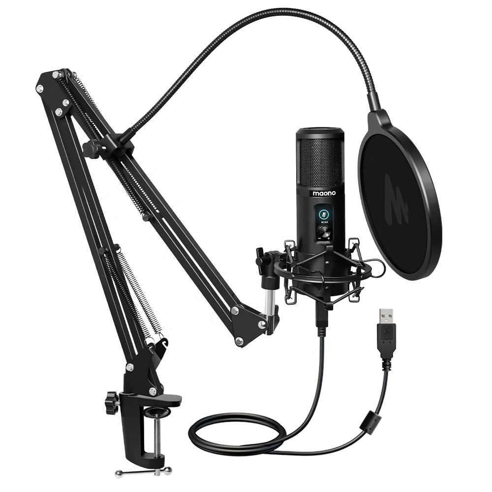 Gaming Microphone - مايكروفون احترافي من ماونو مع مقبض