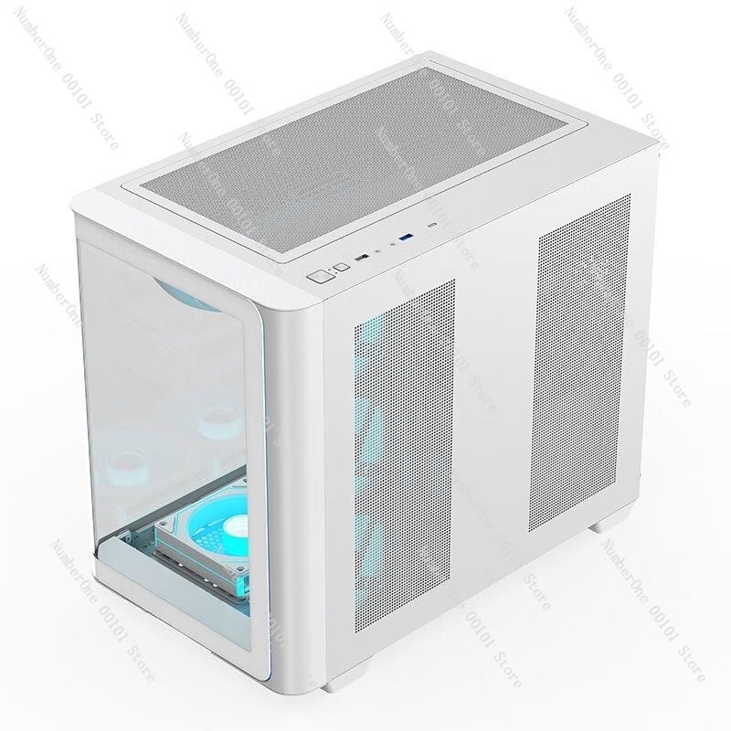 Pc Gaming Case - هيكل كمبيوتر مكتبي منحني بانورامي مع