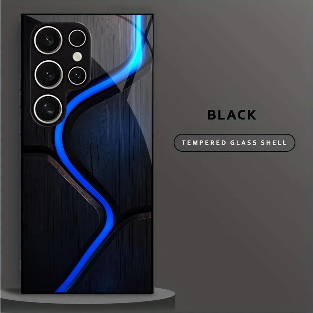 Pc Case Tempered Glass - غطاء هاتف من الزجاج المقوى بتصميم
