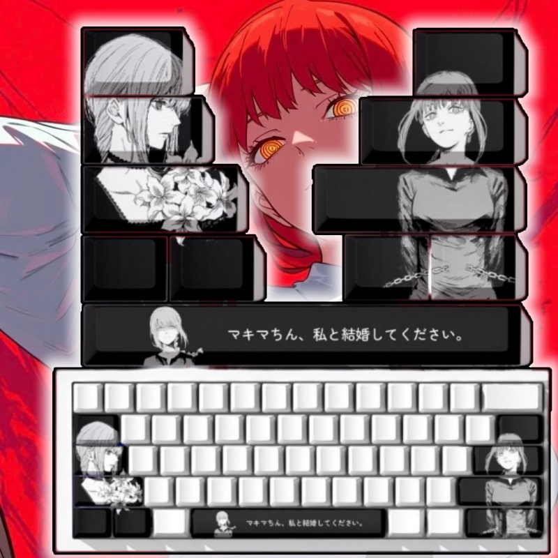 أغطية مفاتيح ميكانيكية بتصميم  - مراجعة Pc Gaming Anime وسعره