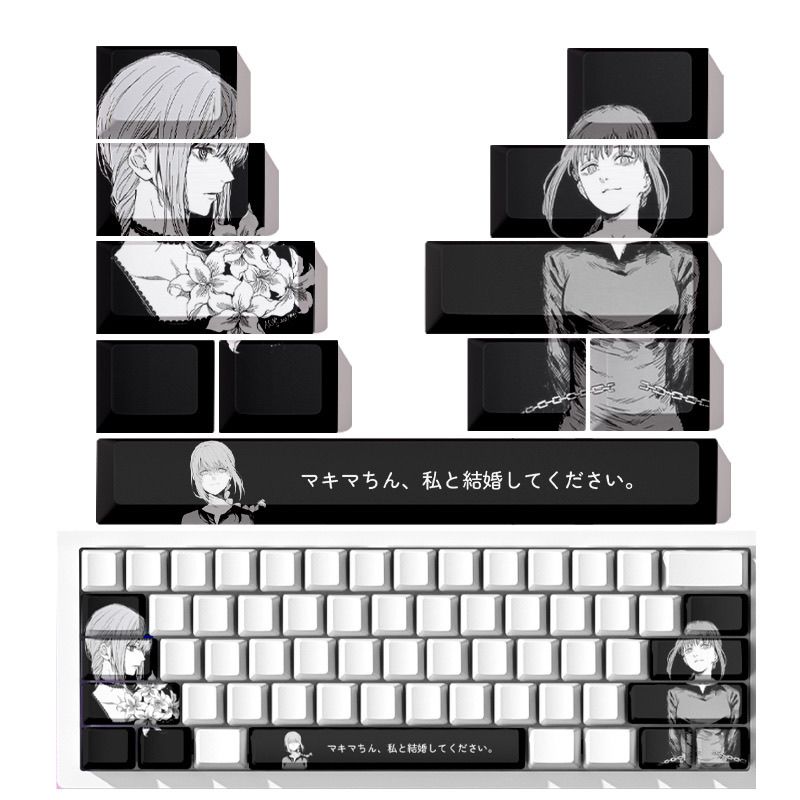 أغطية مفاتيح ميكانيكية بتصميم  - مراجعة Pc Gaming Anime وسعره