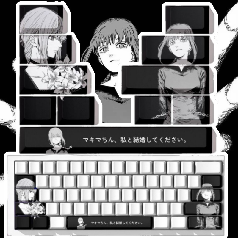 أغطية مفاتيح ميكانيكية بتصميم  - مراجعة Pc Gaming Anime وسعره