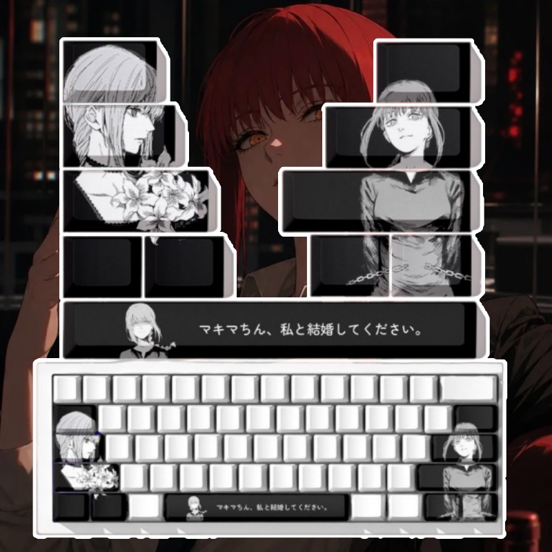 أغطية مفاتيح ميكانيكية بتصميم  - مراجعة Pc Gaming Anime وسعره