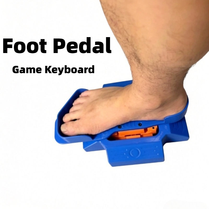 لوحة مفاتيح للألعاب بدواسة قدم - مراجعة Usb Foot Pedal Gaming وسعره