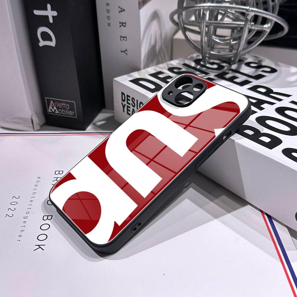 غطاء هاتف بتصميم حروف بسيط من  - مراجعة Pc Case Tempered Glass وسعره