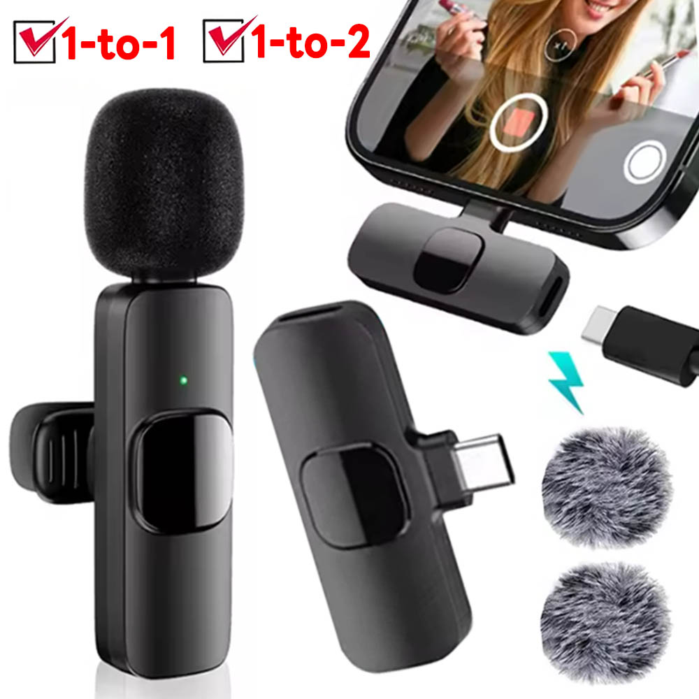 ميكروفون لافالير لاسلكي محمول  - مراجعة Gaming Microphone وسعره