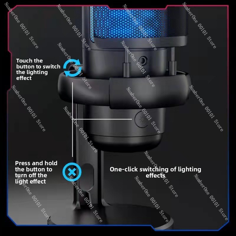 ميكروفون مكثف USB لسطح المكتب  - مراجعة Gaming Microphone وسعره
