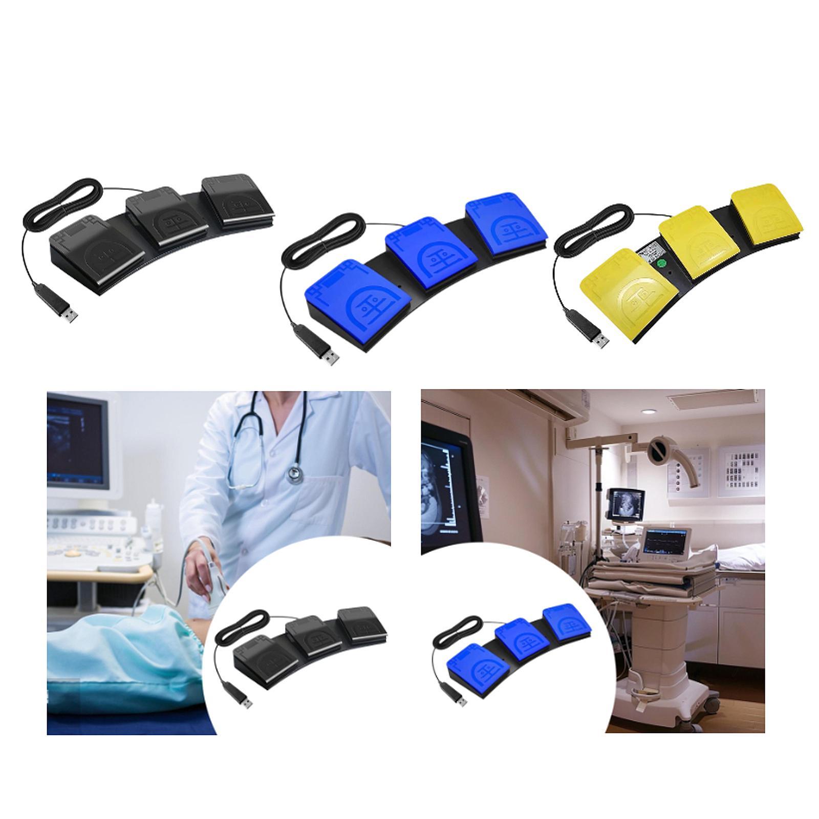 دواسة تحكم ثلاثية الأزرار USB  - مراجعة Usb Foot Pedal Gaming وسعره