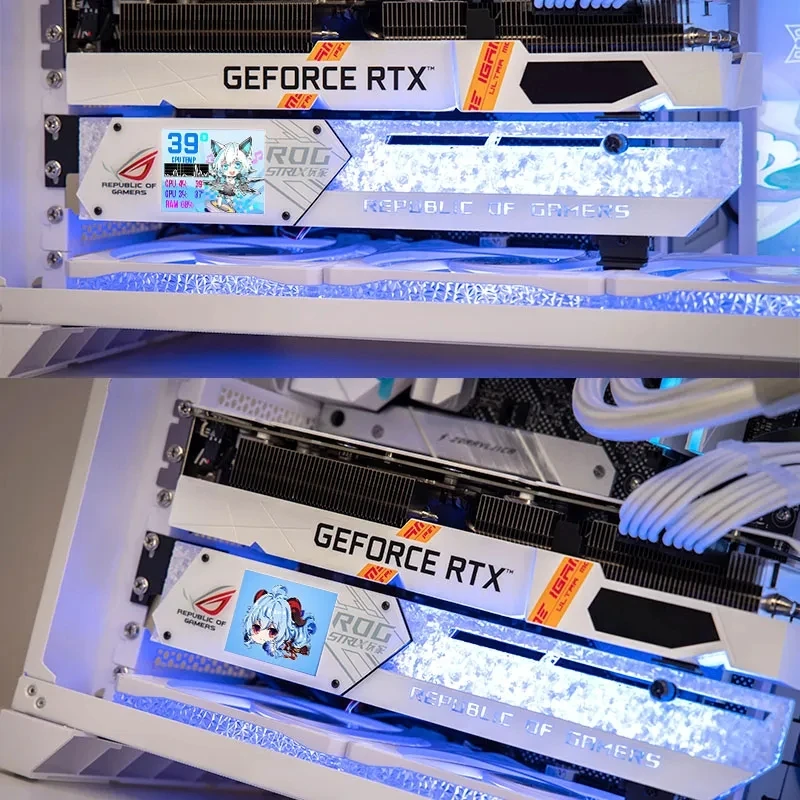DIY 2.2 بوصة شاشة الكريستال ال - مراجعة Pc Gaming Rog وسعره