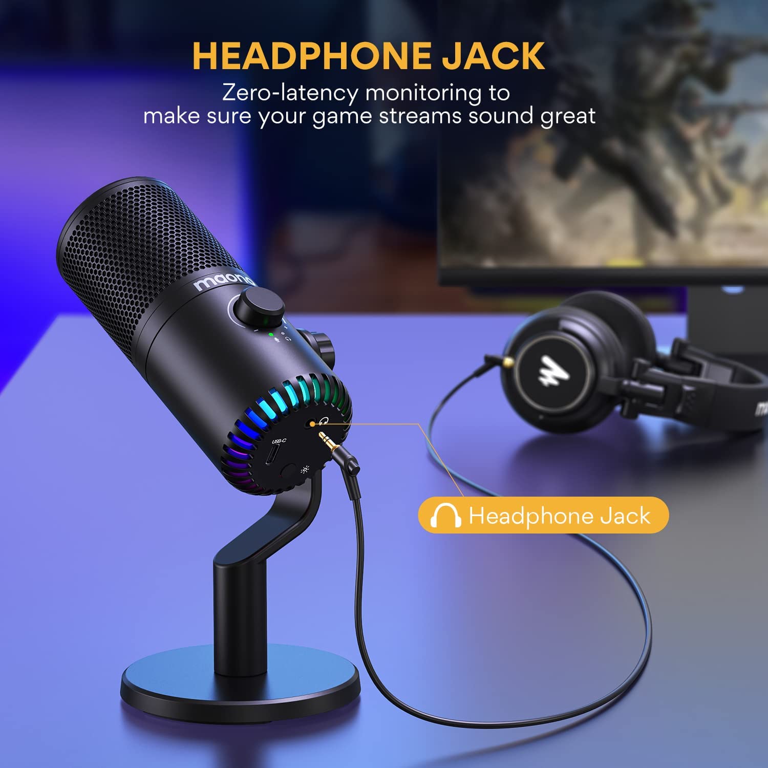 مايكروفون الألعاب Maono DM30 م - مراجعة Gaming Microphone وسعره