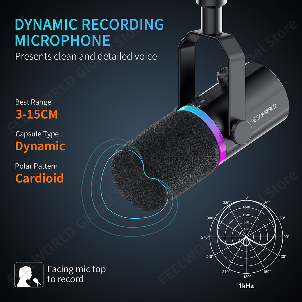 ميكروفون ديناميكي مع قاعدة ، ، - مراجعة Gaming Microphone وسعره