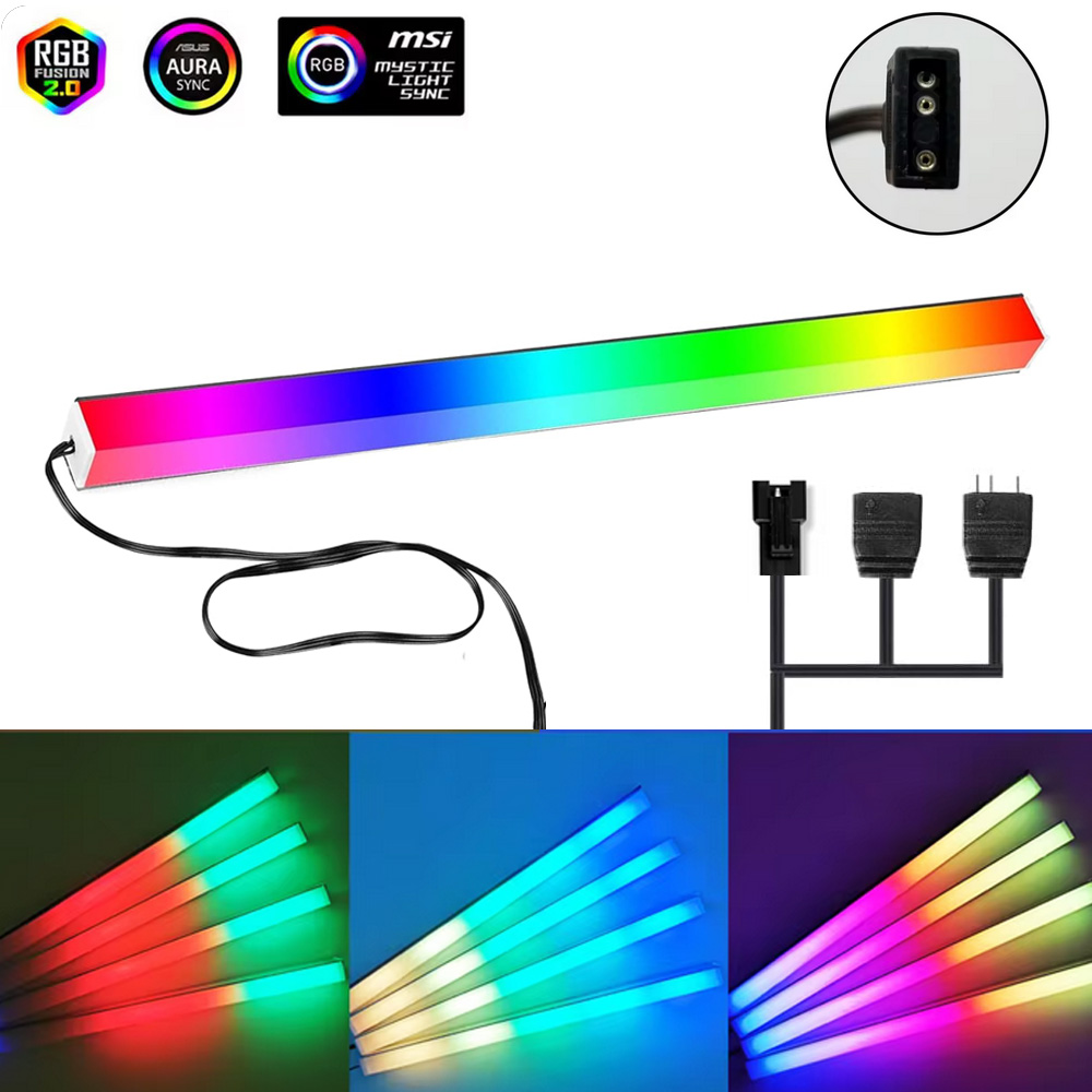 شريط إضاءة LED مغناطيسي قابل ل - مراجعة Pc Gaming Case وسعره
