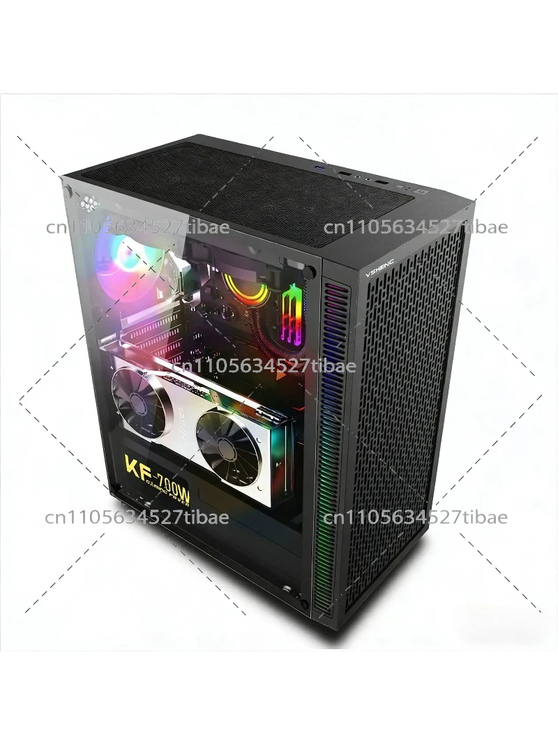 علبة كمبيوتر سوداء E-ATX مع لو - مراجعة Pc Gaming Case وسعره