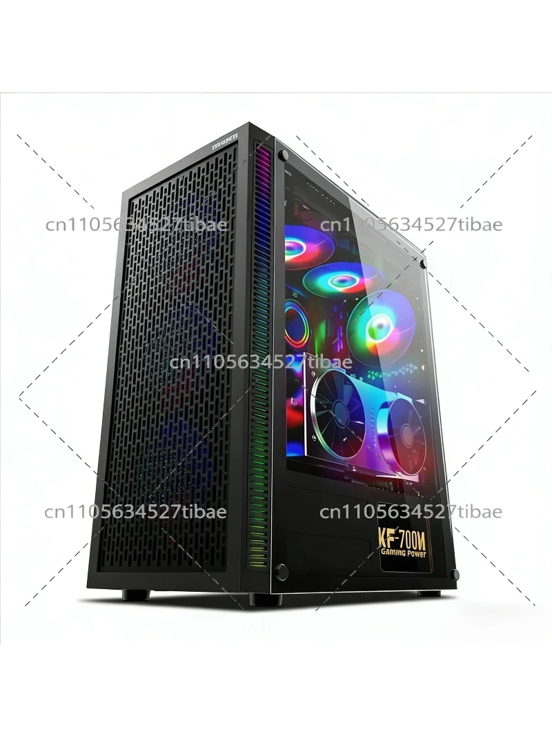 علبة كمبيوتر سوداء E-ATX مع لو - مراجعة Pc Gaming Case وسعره