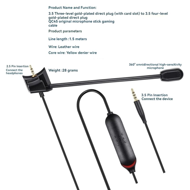 [جديد! CCDD] كابل صوتي بديل لس - مراجعة Gaming Microphone وسعره